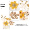 Abaodam 1set Wedding Bride Hair Comb for Special Occasions Elegant Flower Design Accessory for Weddings and Evening Parties view 3