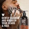 Every Man Jack Beard + Face Wash - Subtle Aged Bourbon Fragrance - Cleans and Helps Condition and Soften Your Beard and Skin Underneath - Naturally Derived with Aloe and Glycerin- 6.7 fl oz (2 Pack) view 2