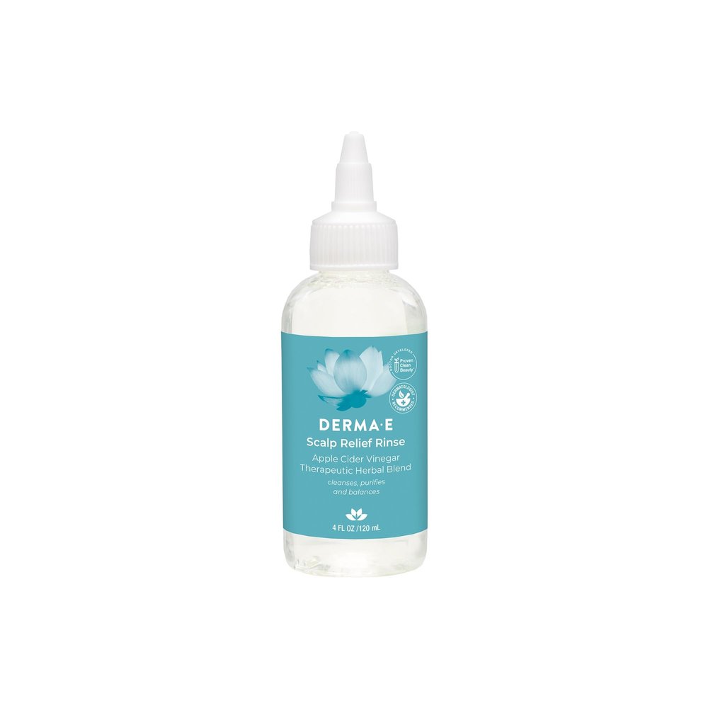 DERMA-E Scalp Exfoliating Rinse, Clarifying Rescue for Scalp Relief, Color-Safe pH Balance and Dandruff, 4 fl oz
