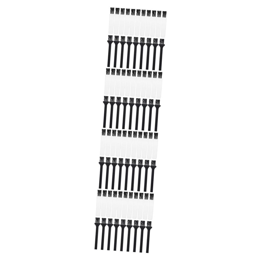 FOMIYES 120pcs Mini Electric Shaver Brush Razor Cleaning Brush Hair Clipper Cleaner Duster Keyboard Multipurpose Cleaning Tool Lightweight and Portable for Home