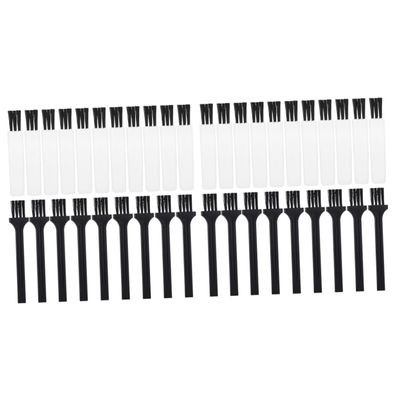 FOMIYES 2sets Razor Accessory Small Razor Mini Cleaning Brush Barber Blade Cleaner Blade Brush Shaver Cleaner 30pcs*2