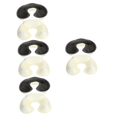 Beavorty 4pcs Hair Dye Bowl Neck Protector for Perm Hair Washing Neck Tray Hairdressing Salon Supply