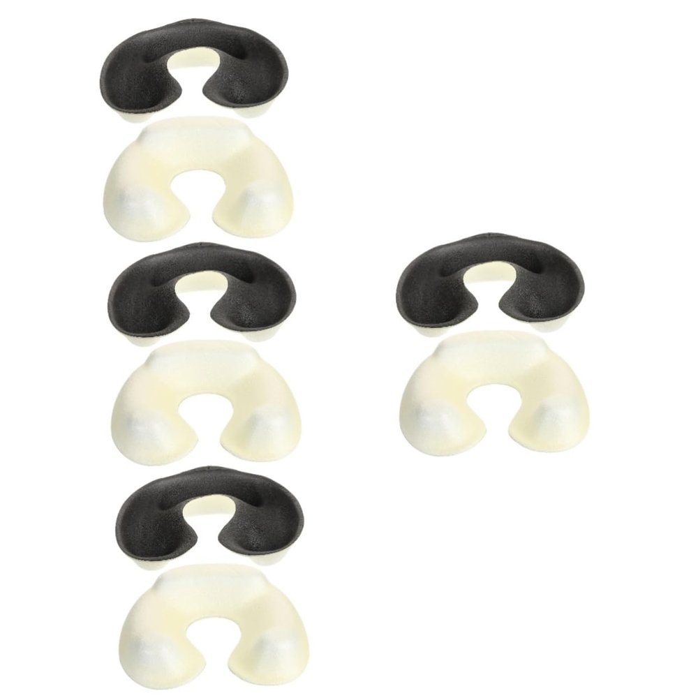 Beavorty 4pcs Hair Dye Bowl Neck Protector for Perm Hair Washing Neck Tray Hairdressing Salon Supply