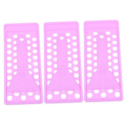 FOMIYES 3sets Lip Gloss Tray Lip Balm Kit Spatula for Homemade Lipstick and Gloss Crafting