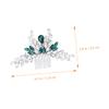 Abaodam 2pcs Bride Hair Comb Rhinestones Elegant Side Hair Insert for Weddings Birthdays and Special Events Material Unique Design for Stunning Hairstyles view 4