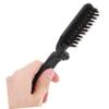 FOMIYES 2pcs Folding Beard Grooming Brush for Men Compact Travel Boar Bristles for Easy Styling and Shaping for Go Beard Care view 2