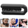 FOMIYES 2pcs Folding Beard Grooming Brush for Men Compact Travel Boar Bristles for Easy Styling and Shaping for Go Beard Care view 4
