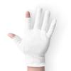 ANSMIO 2 Pairs Cotton Gloves Touchscreen, White Gloves for Dry Hands, Cotton Gloves for Sleeping, Moisturizing Night Gloves, White Gloves 100% Cotton, Size M (2 Pairs) view 1