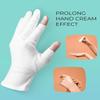 ANSMIO 2 Pairs Cotton Gloves Touchscreen, White Gloves for Dry Hands, Cotton Gloves for Sleeping, Moisturizing Night Gloves, White Gloves 100% Cotton, Size M (2 Pairs) view 3