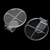 yueton 2PCS Acrylic Makeup Mixing Tray Makeup Palette Spatula Eyeshadow Makeup Hand Palette Nail Art Transparent Palette Hand Makeup Mixing Palette Cosmetic Foundation Dish for Makeup Foundation view 1