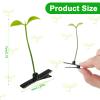 100pcs Sprout Clips, Funny Bean Sprout Hair Clips Butterfly Mushroom Plant Hairpins Hair Accessories for Women Girls Party view 2