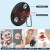 JJhxr 10X Magnifying Mirror with Lights, 6inch Makeup Magnified Mirror 10x Lighted Travel Magnification with 3 Suction Cups and 360 Adjustable Bracket - Includes Tweezers & Scissors view 3