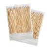 200PCS Pointed Cotton Swabs - 4 inch Microblading Precision Tip Cotton Swabs with Wooden Sticks - for Makeup, Tattoo Permanent Supplies view 1