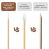 200PCS Pointed Cotton Swabs - 4 inch Microblading Precision Tip Cotton Swabs with Wooden Sticks - for Makeup, Tattoo Permanent Supplies view 3