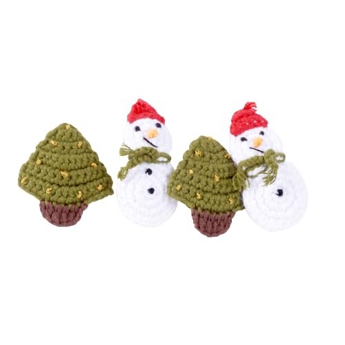 Bidamla Buckles and Crowns Set for Kids - 100% Handmade Princess Tiara and Jewellery for Birthday, Party Favor, Dress-Up and Imaginative Play (SNOWMAN)