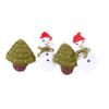 Bidamla Buckles and Crowns Set for Kids - 100% Handmade Princess Tiara and Jewellery for Birthday, Party Favor, Dress-Up and Imaginative Play (SNOWMAN) view 1