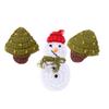 Bidamla Buckles and Crowns Set for Kids - 100% Handmade Princess Tiara and Jewellery for Birthday, Party Favor, Dress-Up and Imaginative Play (SNOWMAN) view 2