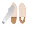 2 Sets Stainless Steel Makeup Foundation Spatula Beauty Spatula Cosmetic Foundation Spatula Scraper with PU Leather Cover Makeup Spatula Tools for Mixing Liquid Foundation Eye Shadow Eyelash Nail Art view 1