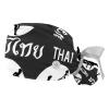2 Pcs Working Caps with Buttons and Ribbon Tie, Muay Thai Silhouette Bouffant Hats Scrub Caps Women Long Hair view 1