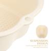 Beavorty 3pcs Reusable Foot Bath Bucket Thickened Foot Washing Tub Built Massage Points for Home Use Convenient and Portable Soaking view 2
