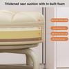 Aetherix Low Stool with Wheels, Pedicure Chair for Nail tech Low Rolling Stool, Shoe Changing Makeup Cleaning with Wheels, Pedicure, Massage SPA and Home, Low Seat with Wheels view 3