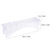Chazcool Clipper Guard Holder, Clipper Holder with 10 Grid Base, Professional Barber Guards for Universal Hair Clippers(10 Grid) view 2