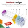 Chazcool Clipper Guard Holder, Clipper Holder with 8 Grid Base, Professional Barber Guards for Universal Hair Clippers(8 Grid) view 2