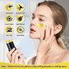Go Ho Cream-Blendable Gold Face Paint (1.06 oz),Waterproof Gold Face Paint Stick for Halloween Cosplay Zombie Vampire Skeleton Clown SFX Makeup,Gold Eye Black Stick view 2