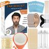 Ear Wax Hair Removal Kit 100g Ear & Nose Hair Wax Kit with 30 Pcs Nose Waxing Sticks for Men and Women at Home Earplugs Hair Removal Lasting Kit Safe Easy Quick & Painless view 1