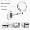 1x/10x Magnification Illuminated Vanity Mirror 360 Degree Rotating Bathroom Vanity Mirror with USB Charging Cord Diameter 7 Inches view 3
