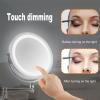 1x/10x Magnification Illuminated Vanity Mirror 360 Degree Rotating Bathroom Vanity Mirror with USB Charging Cord Diameter 7 Inches view 4