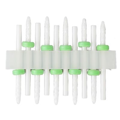 10pcs Nail Drill Bits Sets, Ceramic Nail Drill Bit Set, Cuticle Remover Bits for Nail Drill with Holder, Ideal for Home Salon Gel Polish Nail Art (Type 1), Wholesale Business
