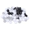 100Pcs Hair Braid Beads, Plastic Hair Jewelry Beard Beads, Hair Braids Dreadlocks, Braiding Bead Handicrafts Styling Accessories For Men Women(10CM-Black) view 1