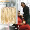 [Metal] 120-Peg Braiding Hair Rack Standing, with Tray Hair Extension Holder Hanger, Hair Divider Rack for Braiding Hair Separator Stand, Hair Braiding Rack Display Stand Hairstylist Braiders, Pink view 2