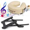 Master Music Crescent Round High Fidelity Sound Face Cradle Cushion with Face Cradle- Bluetooth Massage Pillow for Massage Table (ErgoCaptain Face Cradle, Luster Vinyl) view 1
