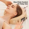 Master Music Crescent Round High Fidelity Sound Face Cradle Cushion with Face Cradle- Bluetooth Massage Pillow for Massage Table (Simplicity Face Cradle, Cream) view 2