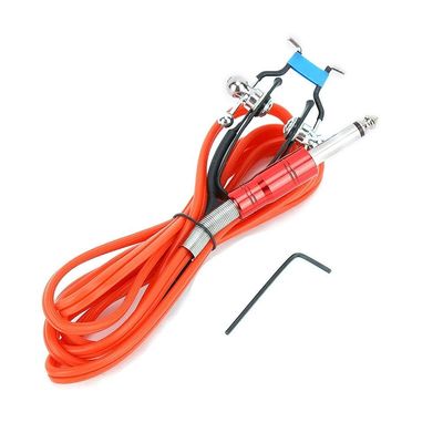 1.8m Tattoo Clip Cord, Waterproof Tattoo Machine Clip Cord, 4 Colors Silicone Line for Tattoo Machines(180cm-Orange)