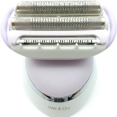 Replacement Cutter Net And Base for philips BRL170/50,BRL180,BRL160 Women Electric Shaver Razor Head -Hair Removal Shaver (Purple)