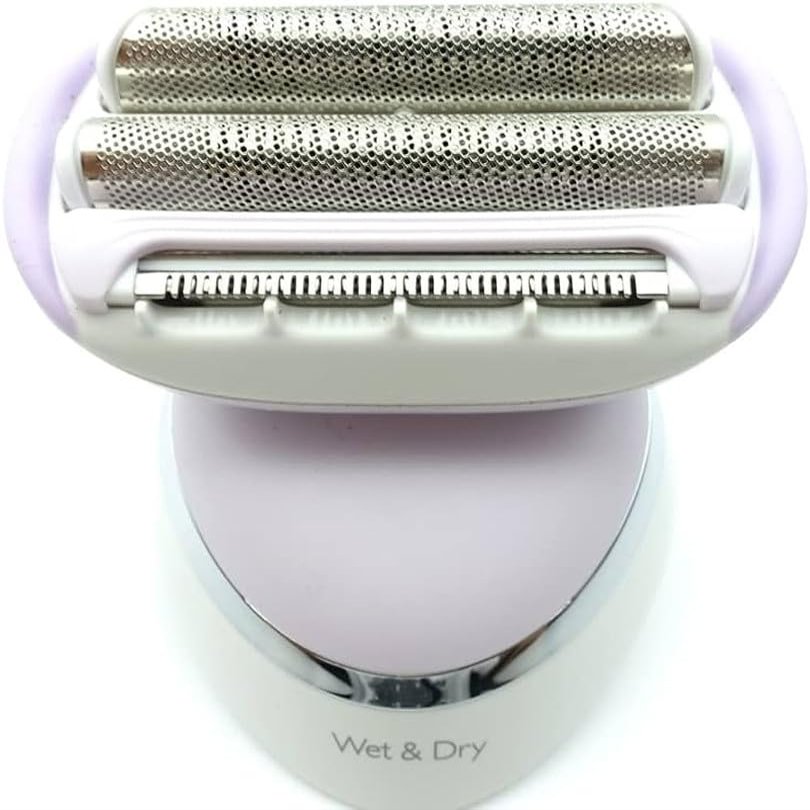 Replacement Cutter Net And Base for philips BRL170/50,BRL180,BRL160 Women Electric Shaver Razor Head -Hair Removal Shaver (Purple)