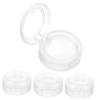 FOYTOKI 4pcs Empty Eyeshadow Pans Makeup Containers for Plastic Storage for Women and Girls Lightweight and Portable Blush and Eyeshadow Tins view 1