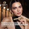 L'Oreal Paris Voluminous Panorama Mascara, Volumizing and Lengthening Mascara, Washable Longwear and Smudge Resistant Make Up, Blackest Black, 0.33 Fl Oz view 2