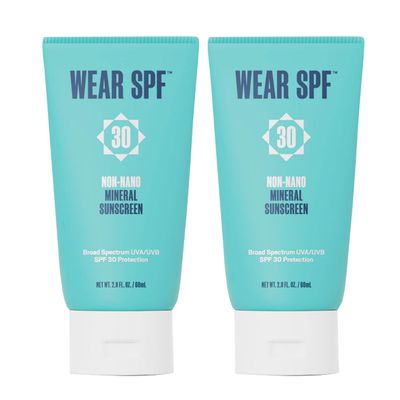 Non-Nano Mineral Sunscreen Lotion Reef-Safe SPF 30 for Athletes