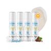 4-Pack Lip Balm Gift Set by IceCream Sunscreen. Cocoa Peppermint Scented Flavor SPF15 Natural Lip Moisturizer Treatment Best Beeswax Chapsticks Made in USA for Men, Women, Children with Vitamin E view 1