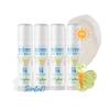 4-Pack Lip Balm Gift Set by IceCream Sunscreen. KeyLime Scented Flavor SPF15 Natural Lip Moisturizer Treatment Best Beeswax Chapsticks Made in USA for Men, Women, Children with Vitamin E Sunflower Oil view 1