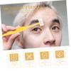 10 Pcs Folding Eyebrow Trimmer Household Facial Razor Eyebrow Trimmers Multi-Function Facial Razor Portable Trimmer Plastic Razors Supply Facial Hair Razor view 3