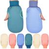 8 Pcs Exfoliating Gloves Natural Sponge Bath Gloves Body Loofah Deep Exfoliating Glove Shower Body Scrubber Natural Loofah Sponge Shower Cleaning Gloves Body Scrub Mittens view 4