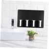 Beavorty Wall Mounted Hair Clipper Holder Versatile Storage Rack for Hairstylist Tools Organizes Combs Brushes Clippers for Home Professional Salons Black Random Style view 4