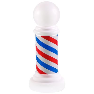 Abaodam 8.2 Inch Barber Pole Light Hair Salon Decor Hair Salon Open Sign for Barber Shops Studio Decor Light Up Business Store Sign