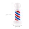 Abaodam 8.2 Inch Barber Pole Light Hair Salon Decor Hair Salon Open Sign for Barber Shops Studio Decor Light Up Business Store Sign view 2