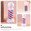 Abaodam 8.2 Inch Barber Pole Light Hair Salon Decor Hair Salon Open Sign for Barber Shops Studio Decor Light Up Business Store Sign view 4